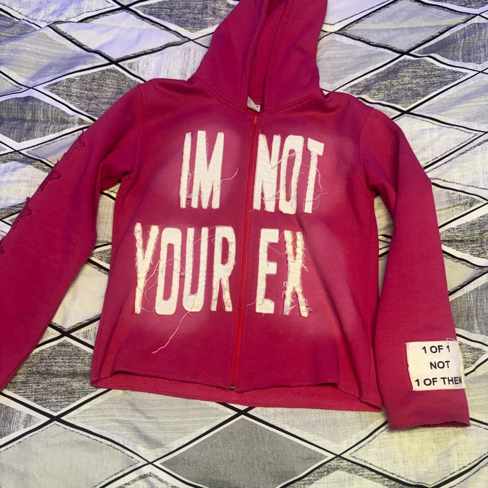 Kids Pink Hoodie - Bold Statement Design
